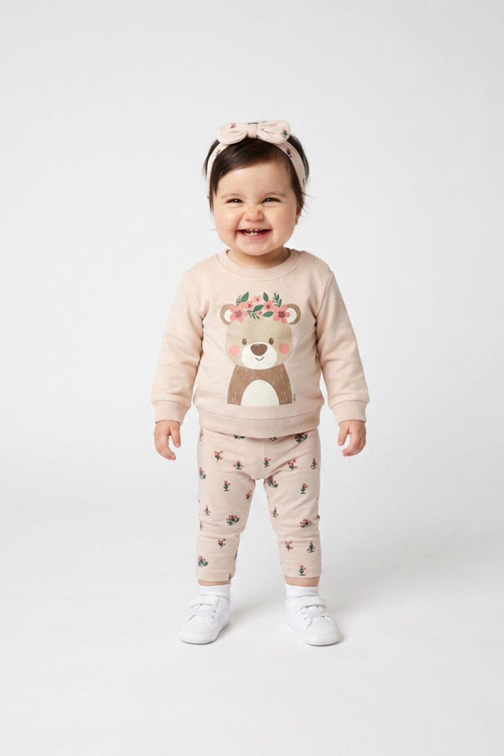 TRAX baby girls' clothing set with headband 50506