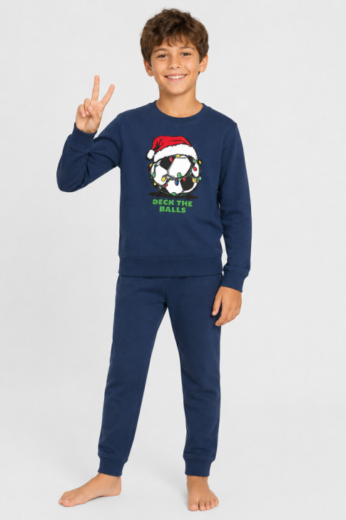 TRAX Boys' Christmas Pyjama Set Balls 50894
