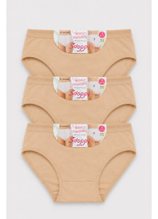 POWER FLOWER women's cotton briefs 3-pack multicolour SDOPPY