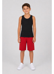 Black NINA CLUB children's sleeveless vest