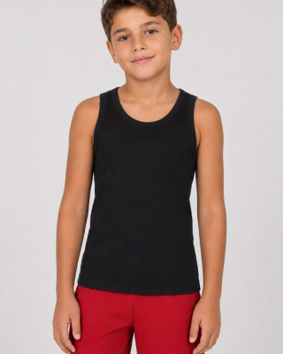 NINA CLUB Children's Sleeveless Vest Black NINA-51-BLACK