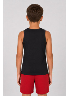 Black NINA CLUB children's sleeveless vest