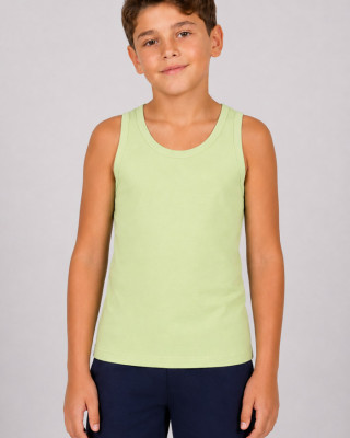 NINA CLUB Children's Sleeveless Vest Light Green NINA-51-LAHANI