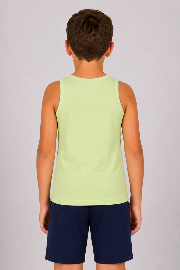 Light green NINA CLUB children's sleeveless vest