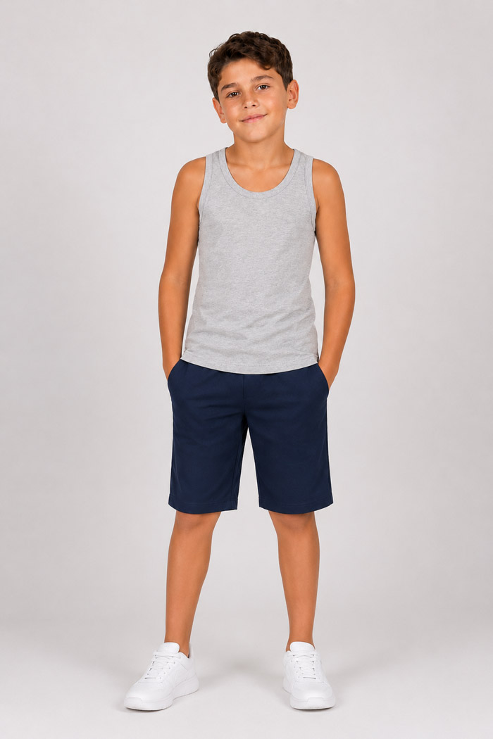 Grey NINA CLUB children's sleeveless vest