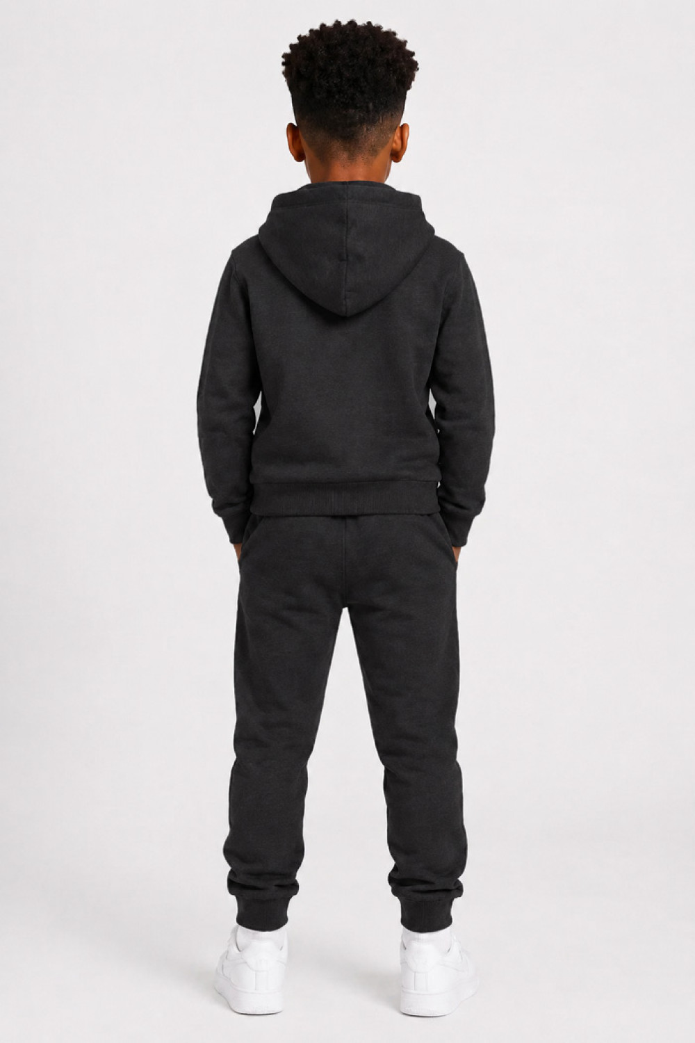 Charcoal TRAX boys' gaming hooded tracksuit set