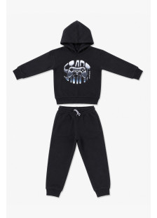 Charcoal TRAX boys' gaming hooded tracksuit set