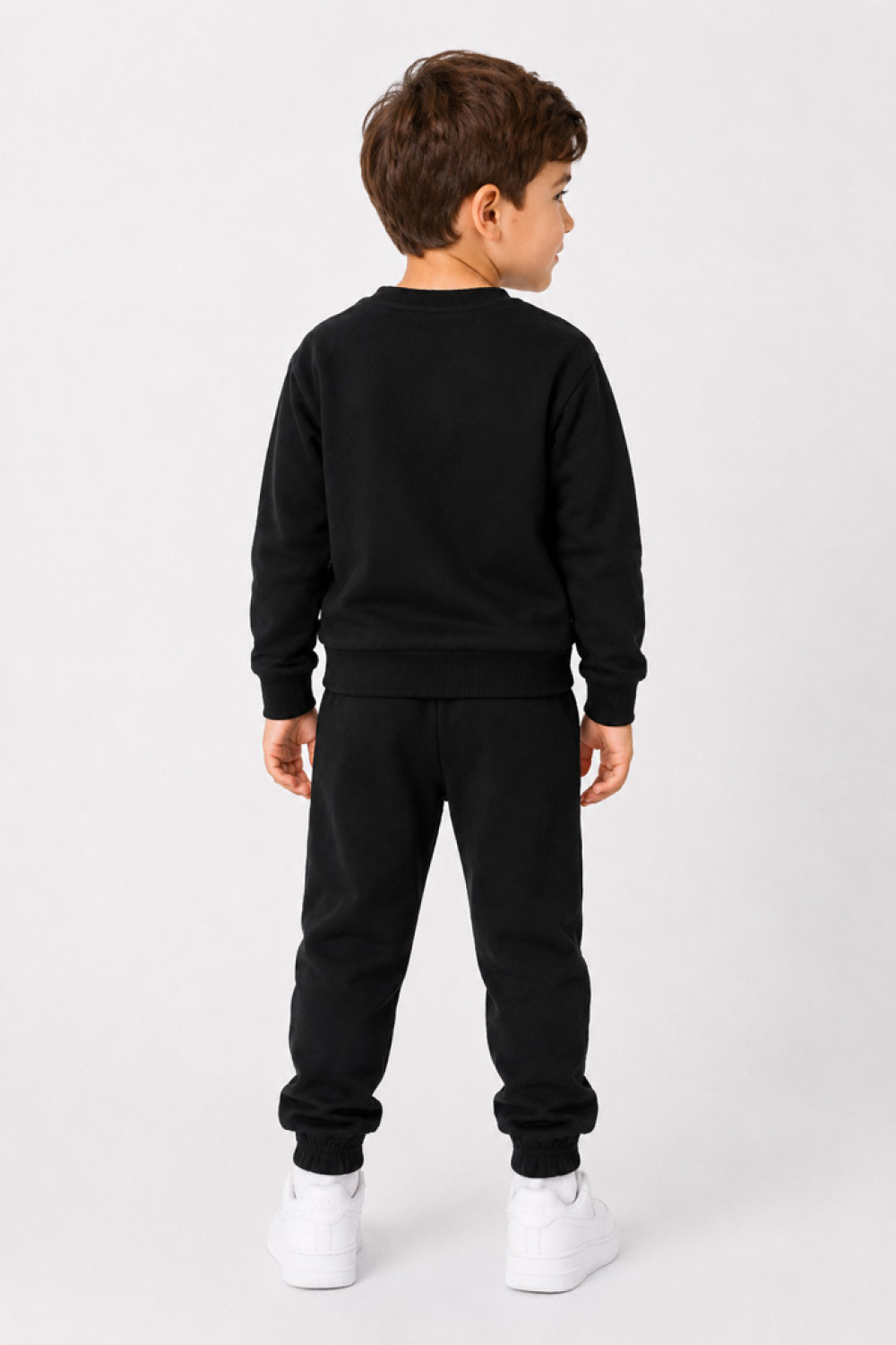TRAX Racing 50921 boys' black tracksuit set with racing car print