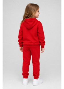 TRAX Big Sis 50726 girls' red hooded tracksuit set