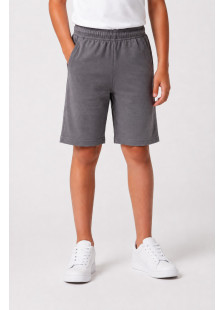 TRAX plain charcoal boys' shorts