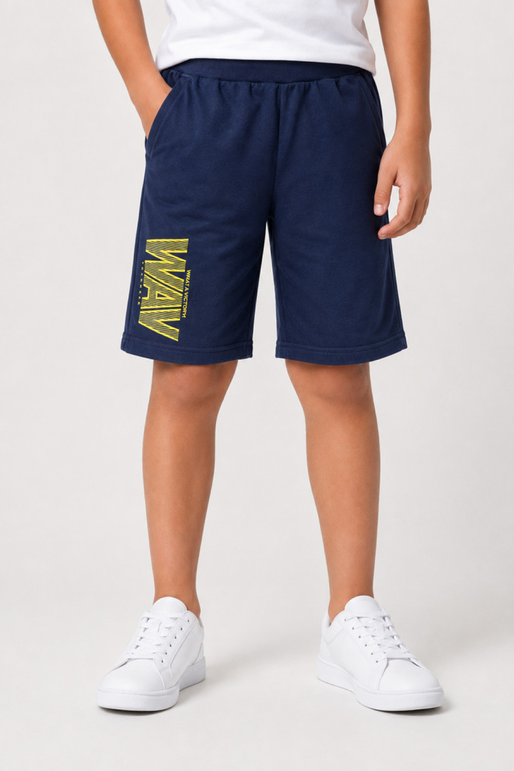 TRAX Way Navy boys' jersey shorts