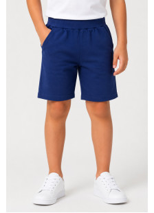 TRAX plain navy boys' shorts
