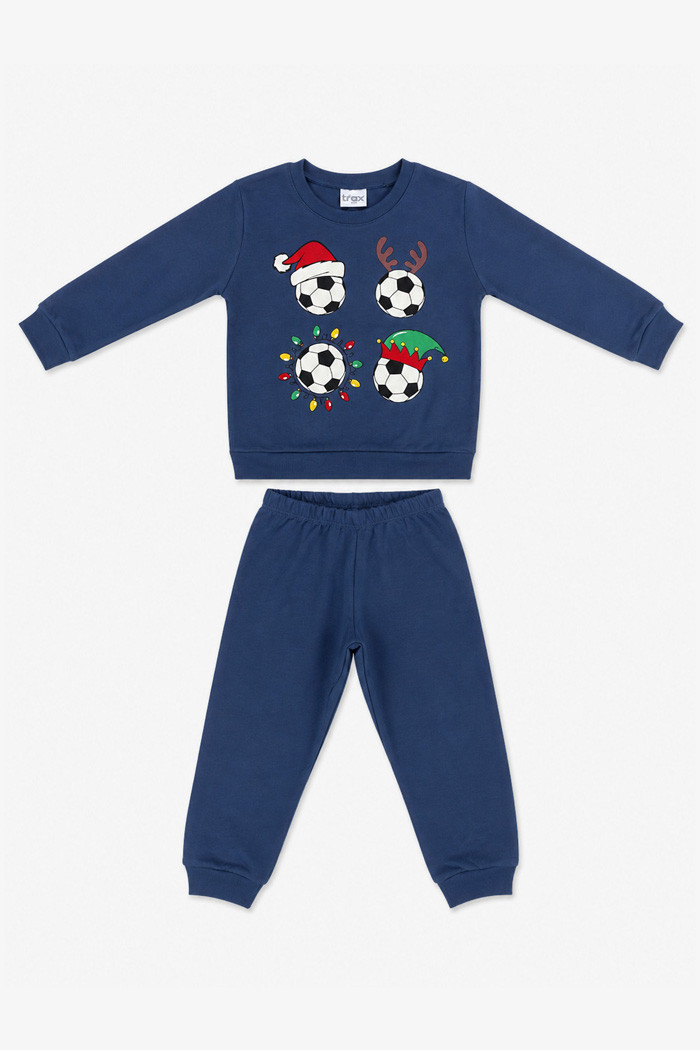 TRAX Football boys' winter pyjamas 50996