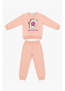 TRAX girls' pink Good Morning pyjamas 50692
