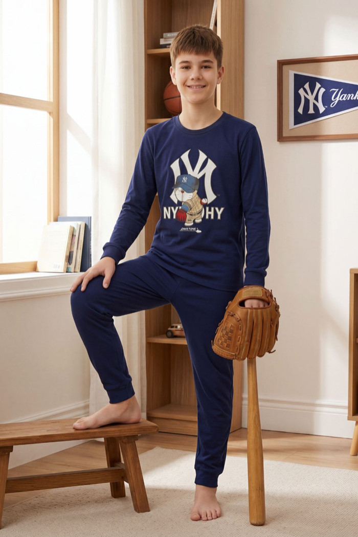NINA CLUB New York Bear Boys' Pyjama Set NINA-704B