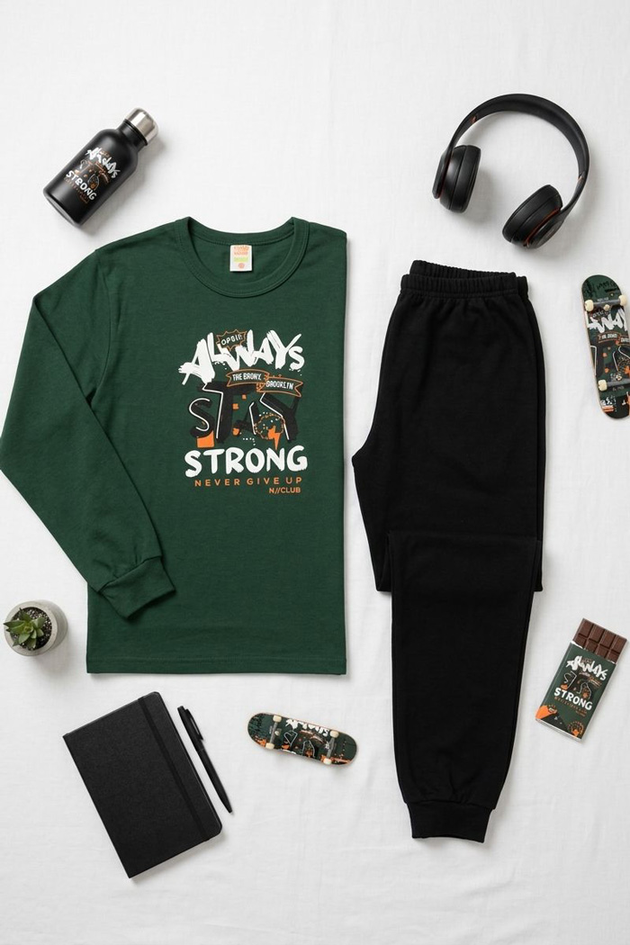 NINA CLUB Stay Strong Boys' Pyjama Set NINA-512
