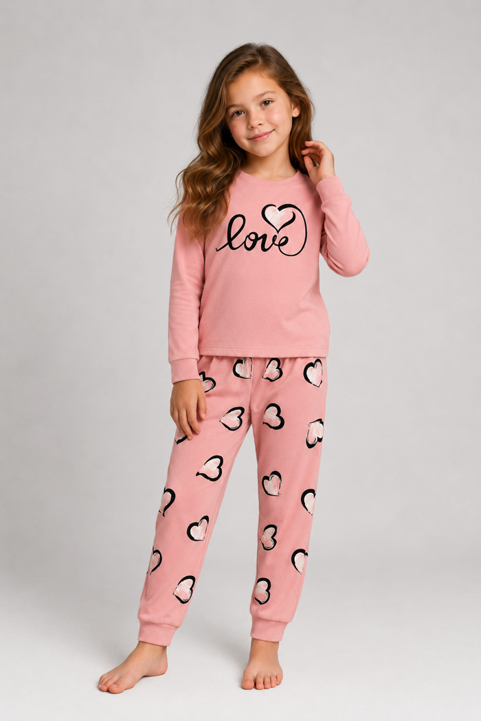 TRAX Love Girls' Pyjama Set 50694