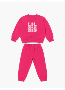 TRAX Lil Sis 50718 girls' fuchsia winter tracksuit set