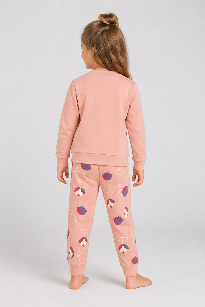 TRAX 50792 girls' pink winter pyjamas