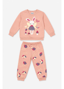 TRAX 50792 girls' pink winter pyjamas