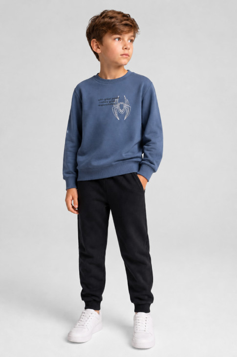 TRAX Spider Boys' Winter Tracksuit Set 50851 – Indigo/Black