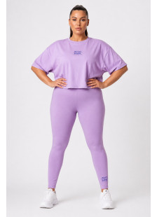 TRAX Beach Happy 43600 lilac summer sport set with crop top and leggings