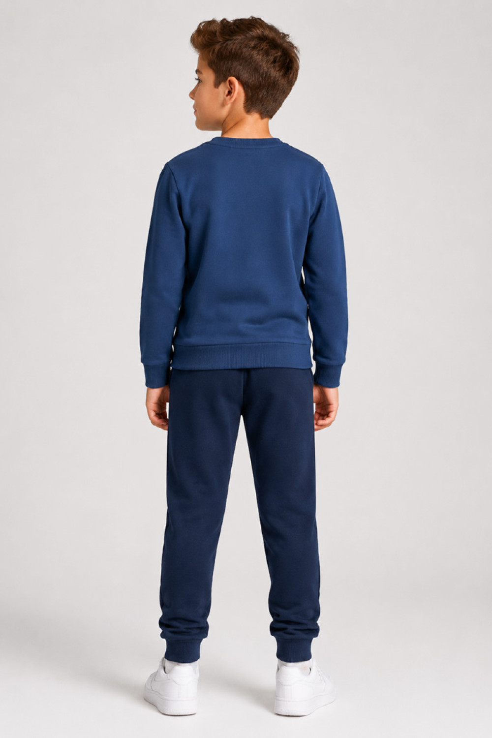 TRAX Run and Win indigo sweatshirt and navy track pants set for boys 50828