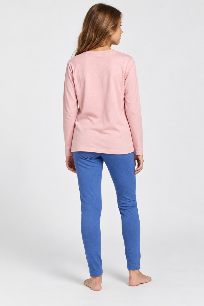 TRAX Good Morning pastel pink and blue pyjama set for girls 46698