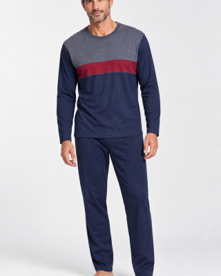 CHERRY Classic Men's Pyjama Set CH-5117 Navy Blue