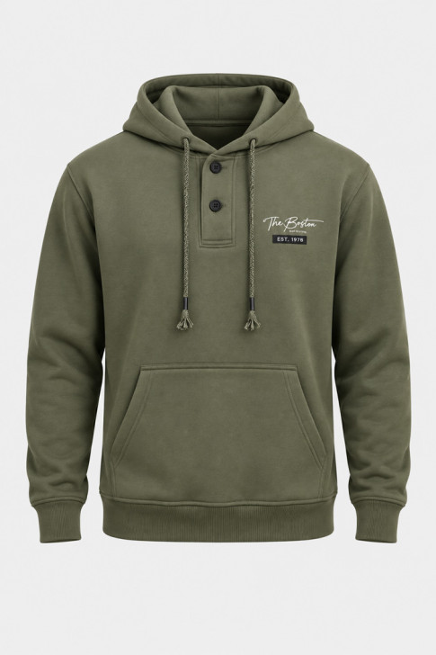 5EVENSTAR Men's Button Hoodie LF-230
