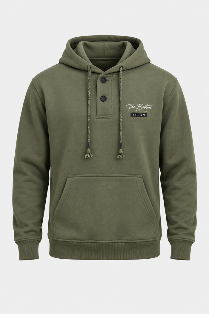 5EVENSTAR Men's Button Hoodie LF-230
