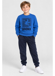 TRAX Bronx boys' royal blue and navy tracksuit set