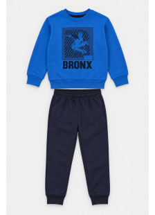 TRAX Bronx boys' royal blue and navy tracksuit set