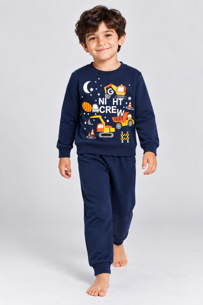 TRAX Boys’ Bamboo Pyjamas 50991 – Navy