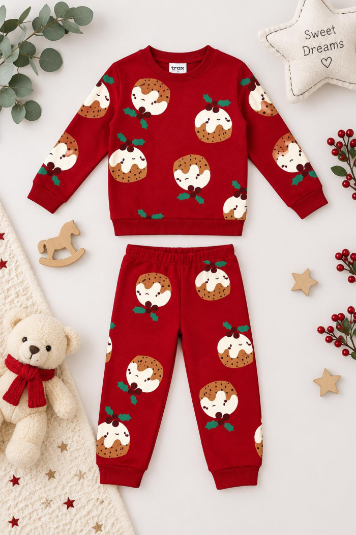 TRAX Girls’ Bamboo Pyjamas 50796 – Red
