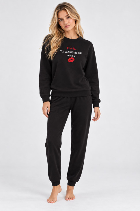 TRAX Women’s Winter Pyjamas 50491 Black