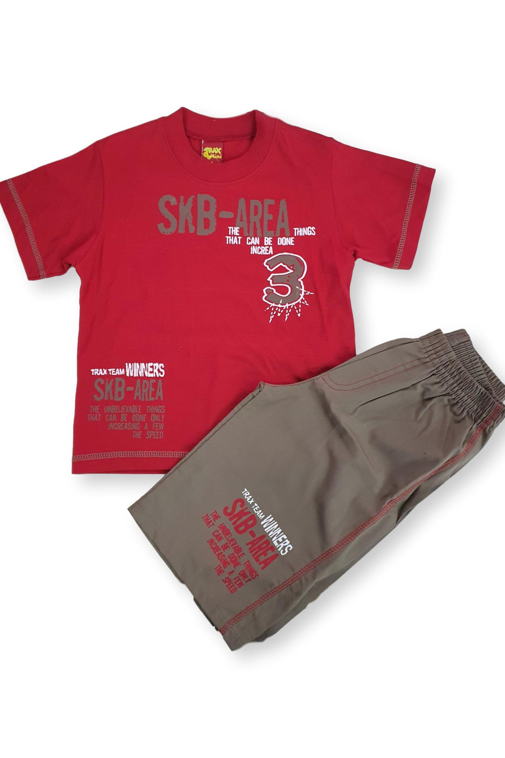 TRAX boys’ SKB AREA T-shirt and shorts summer set