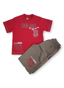 TRAX boys’ SKB AREA T-shirt and shorts summer set