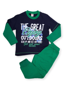 TRAX GREAT ENJOY boys' printed top and trousers set