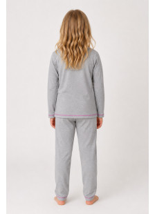 GALAXY teen girls' Hollywood pyjamas with printed top and trousers
