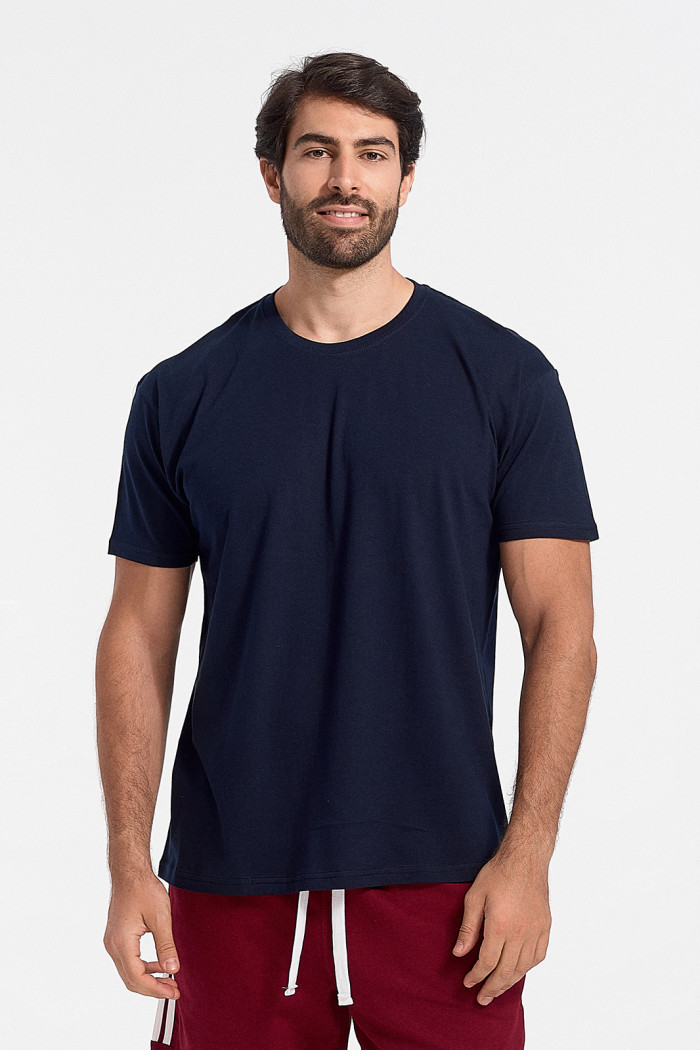 JHK plain T-shirts in blue, grey and white, 3-pack