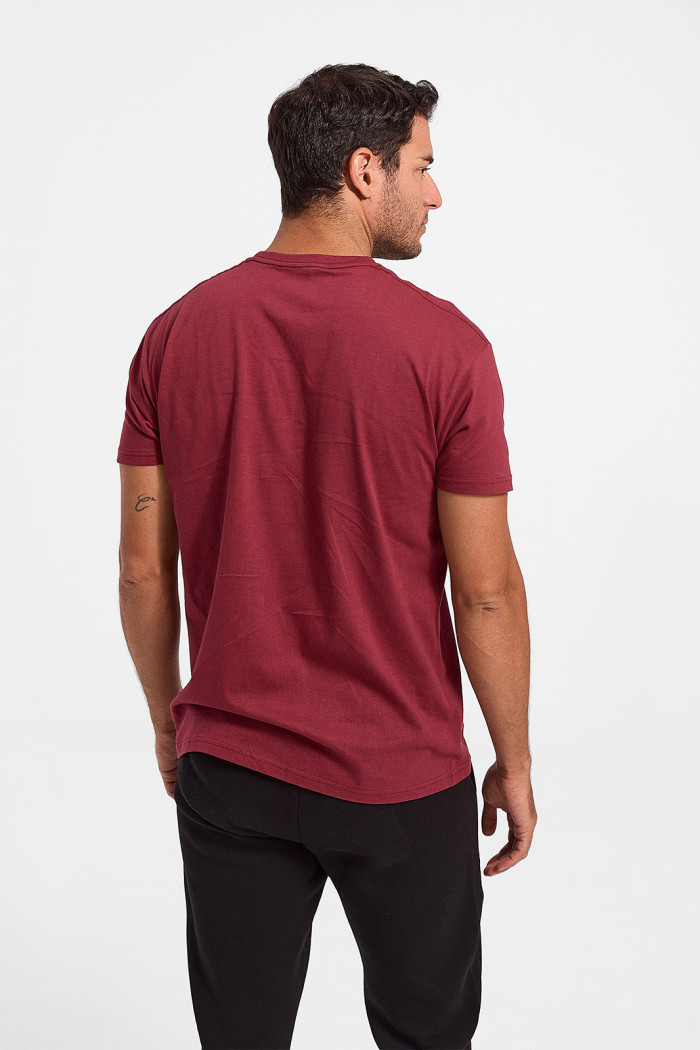 JHK men's burgundy New York T-shirt