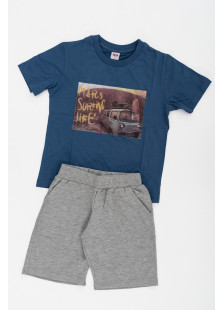 TRAX boys' summer set with T-shirt and shorts 37370
