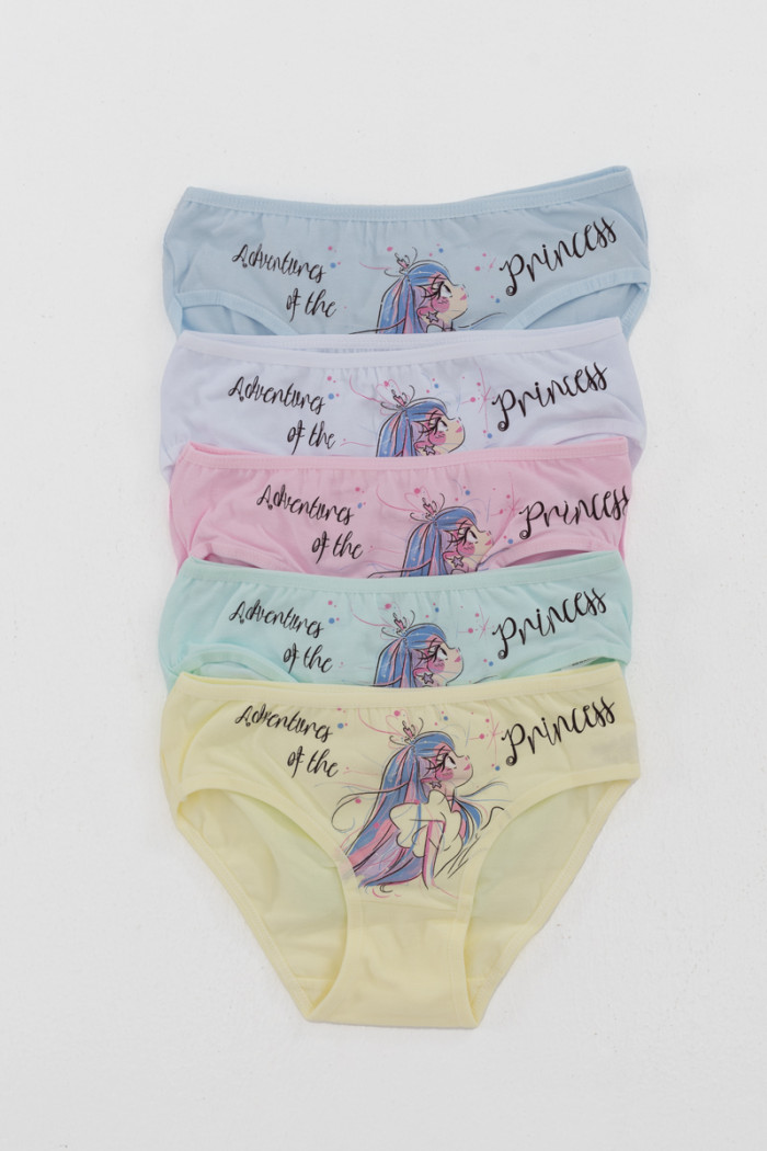 DONELLA Girls' Underwear 5-Pack 4111Y3