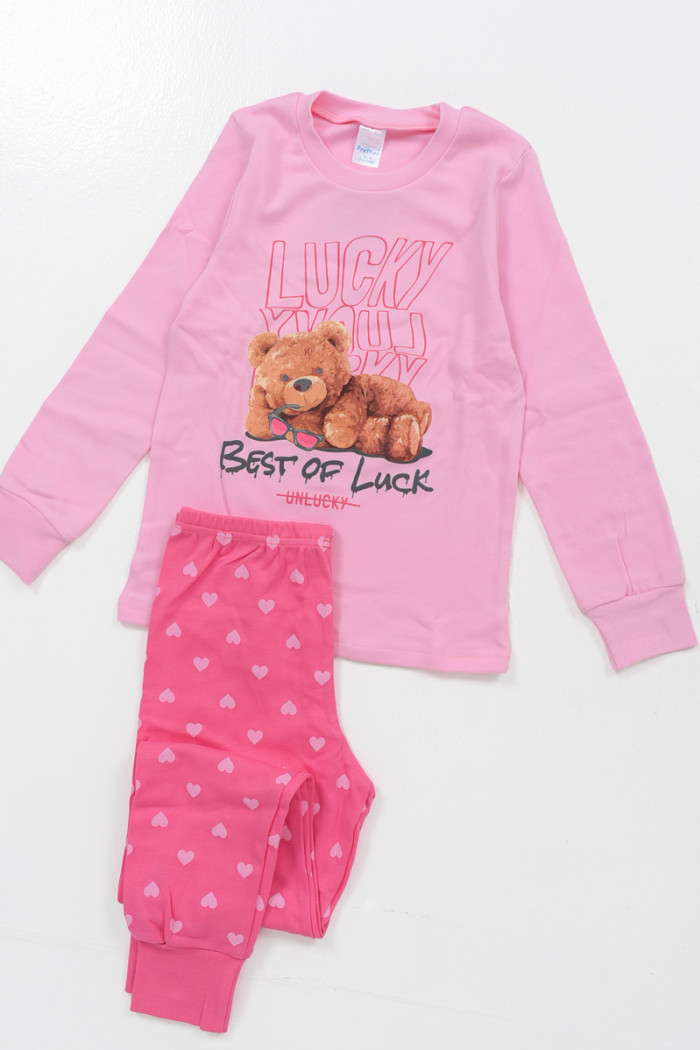 Pretty Baby pink girls' pyjamas 64876-2