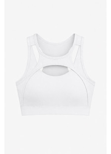 Nuvoletta seamless sports bra with cut-out details