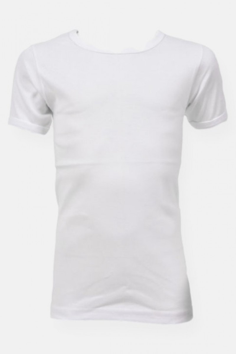 Kids Cotton Undershirts in White colour