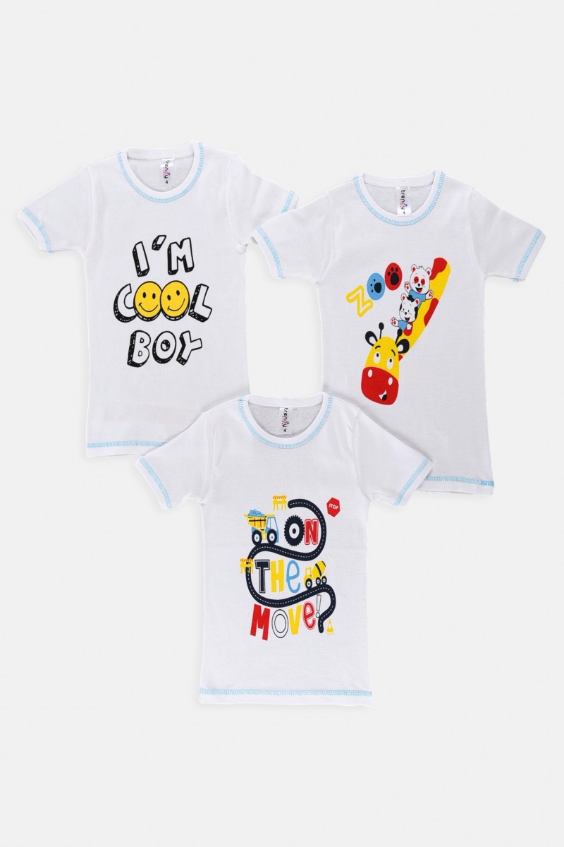 Short-sleeved T-shirts Trendys random selection (3 pieces)