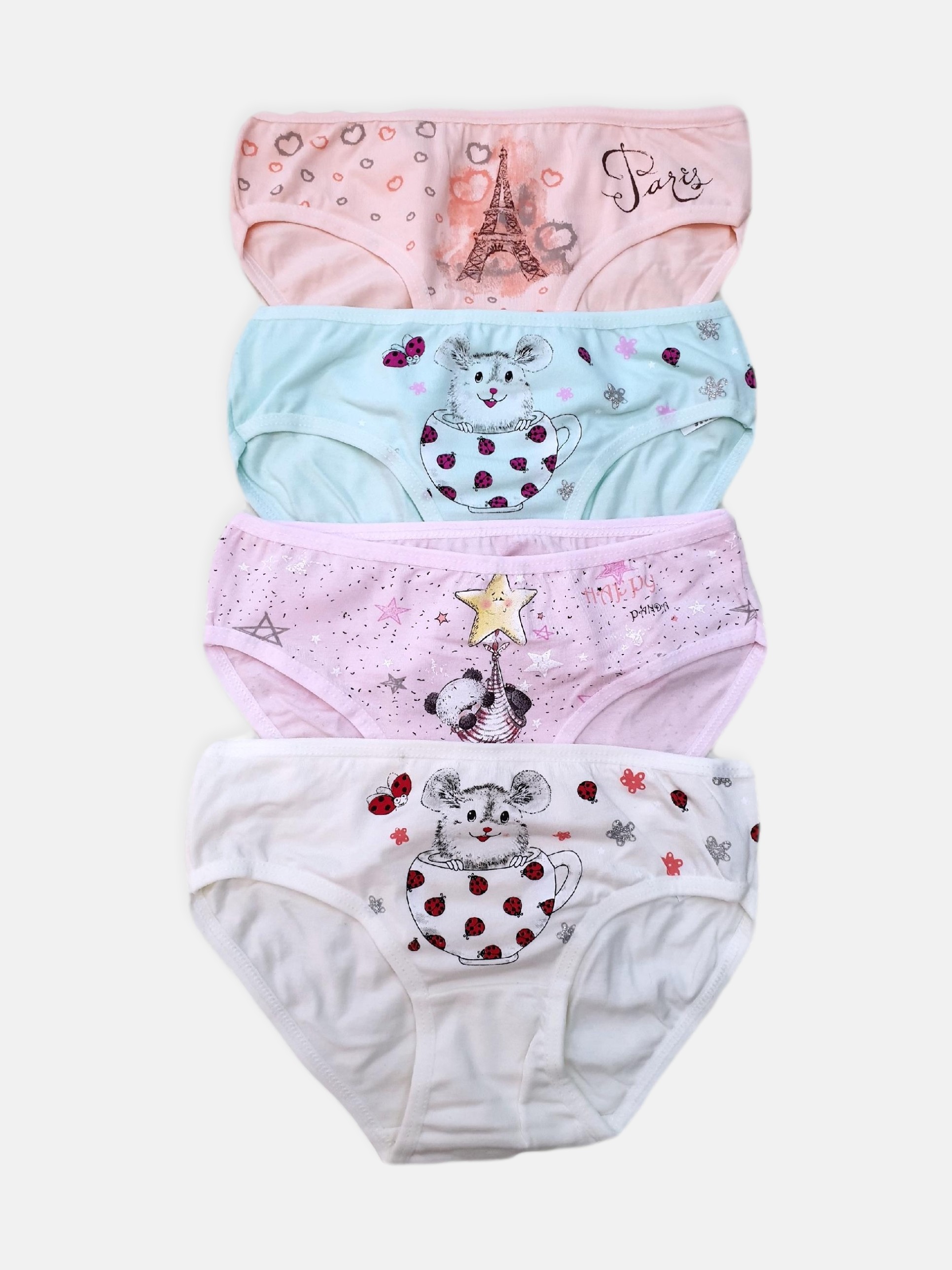 Kids panties DONELA with various designs of random selection (set