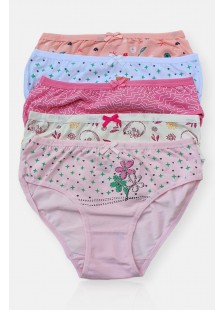Teenage underwear DONELLA 5PACK FLOWERS